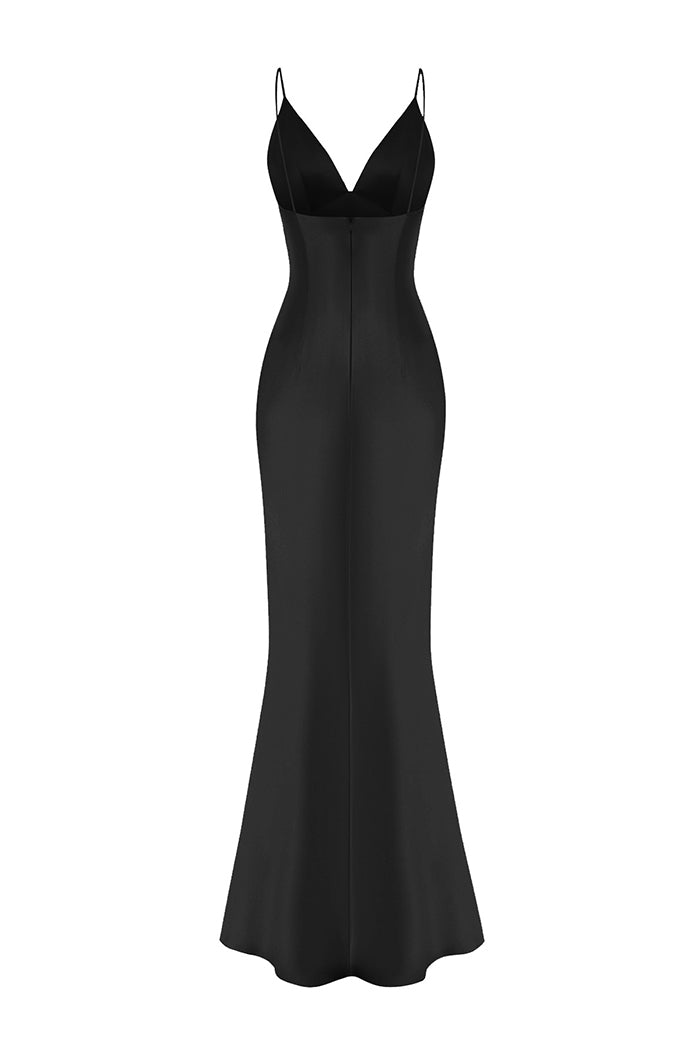 Satin maxi dress – Rasario