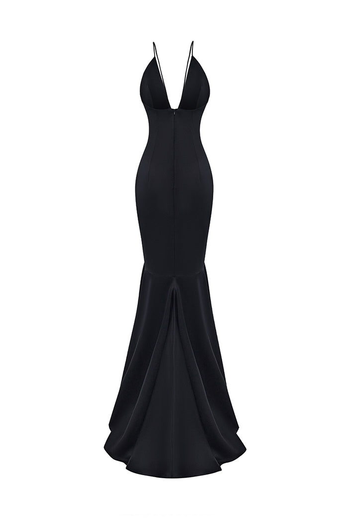 Satin maxi dress – Rasario