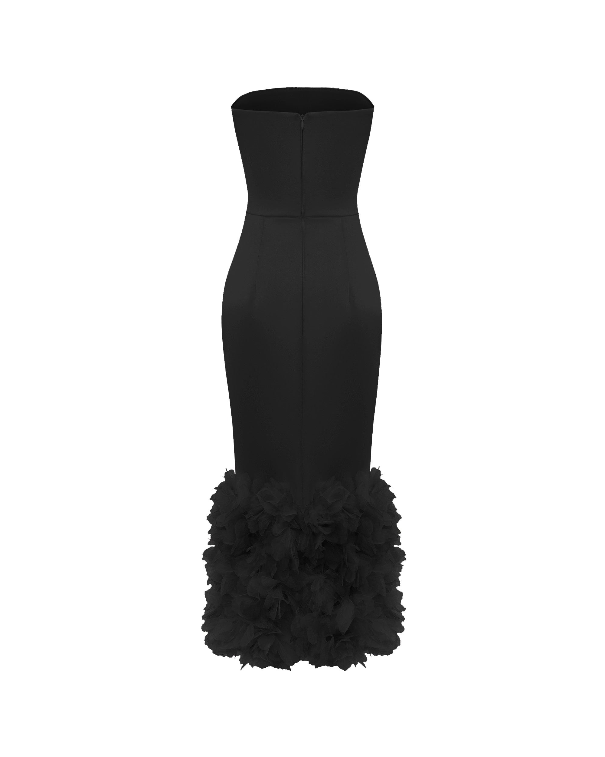 Satin midi dress – Rasario