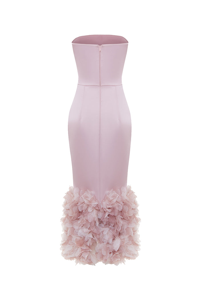 Satin midi dress – Rasario