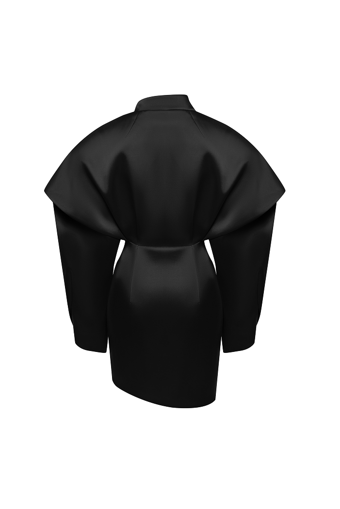 Satin mini dress – Rasario