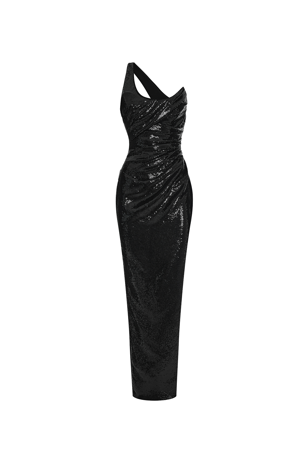 Sequin corset draped maxi dress – Rasario