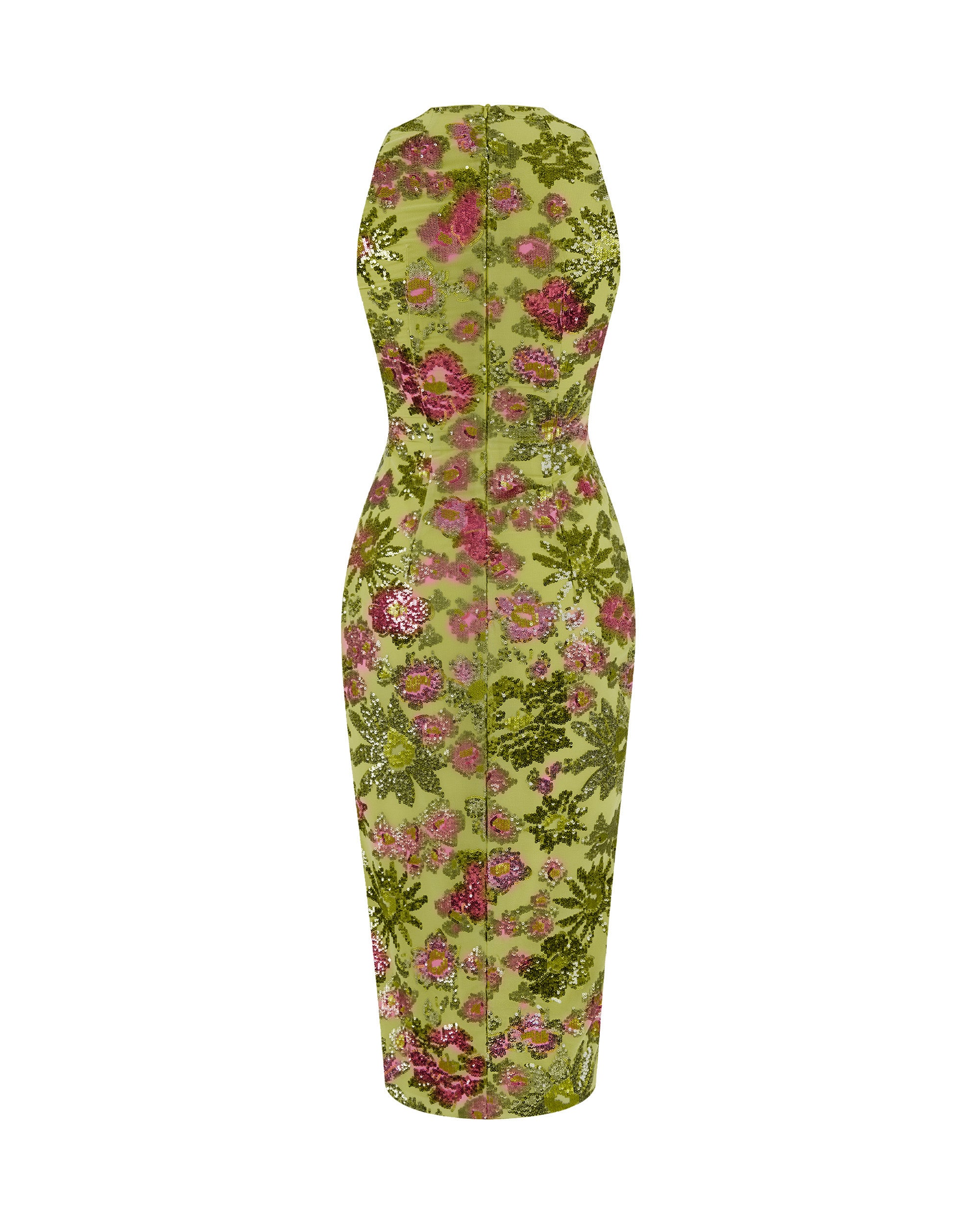 Sequin-embellished chiffon midi dress – Rasario