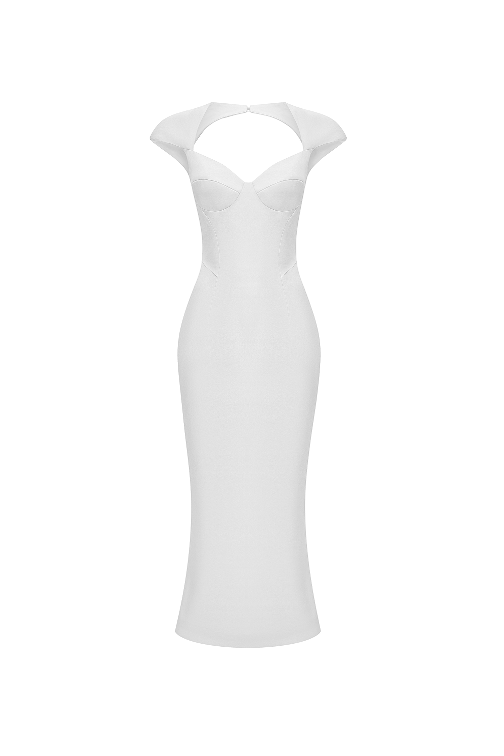 Viscose crepe midi dress – Rasario