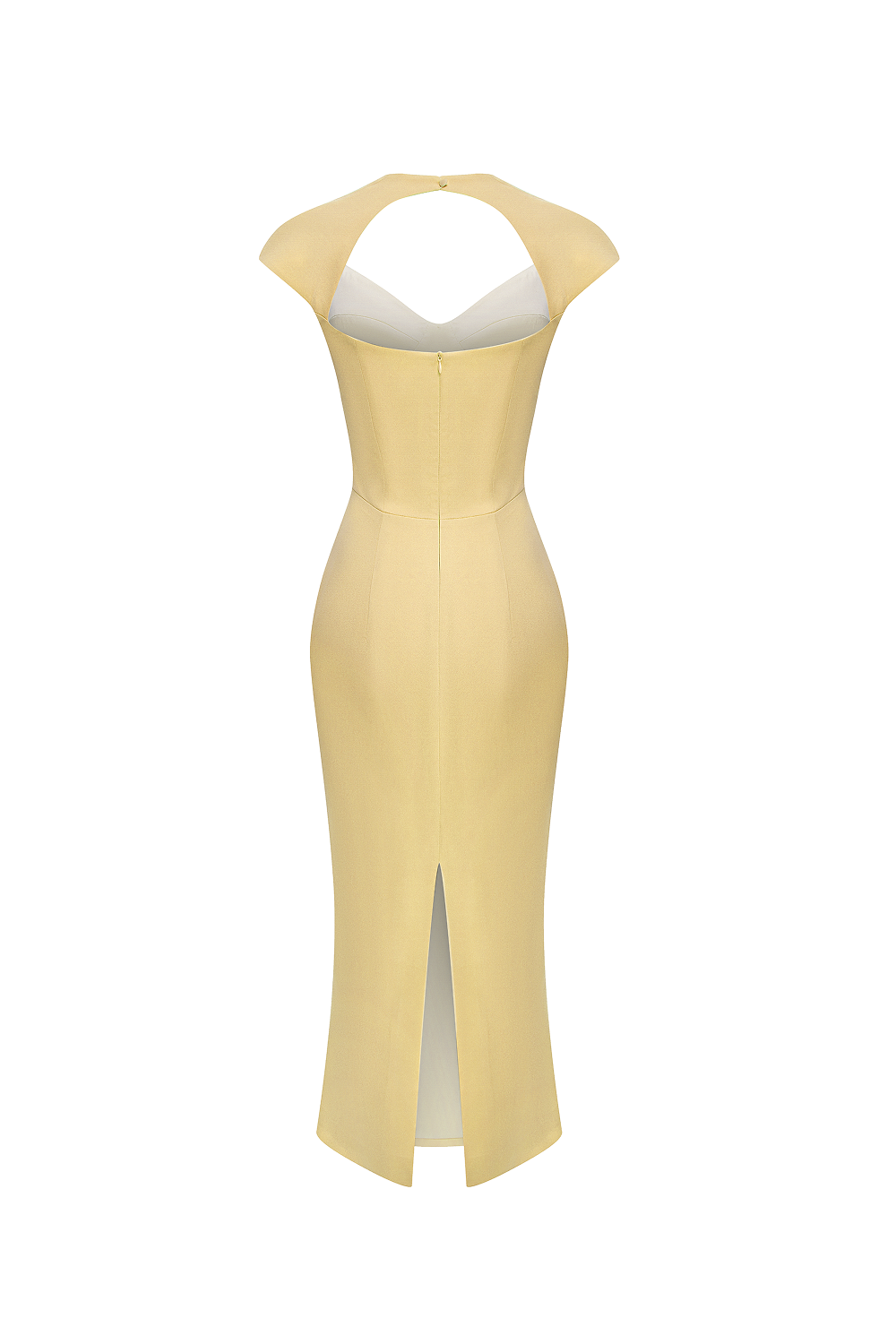Viscose crepe midi dress – Rasario