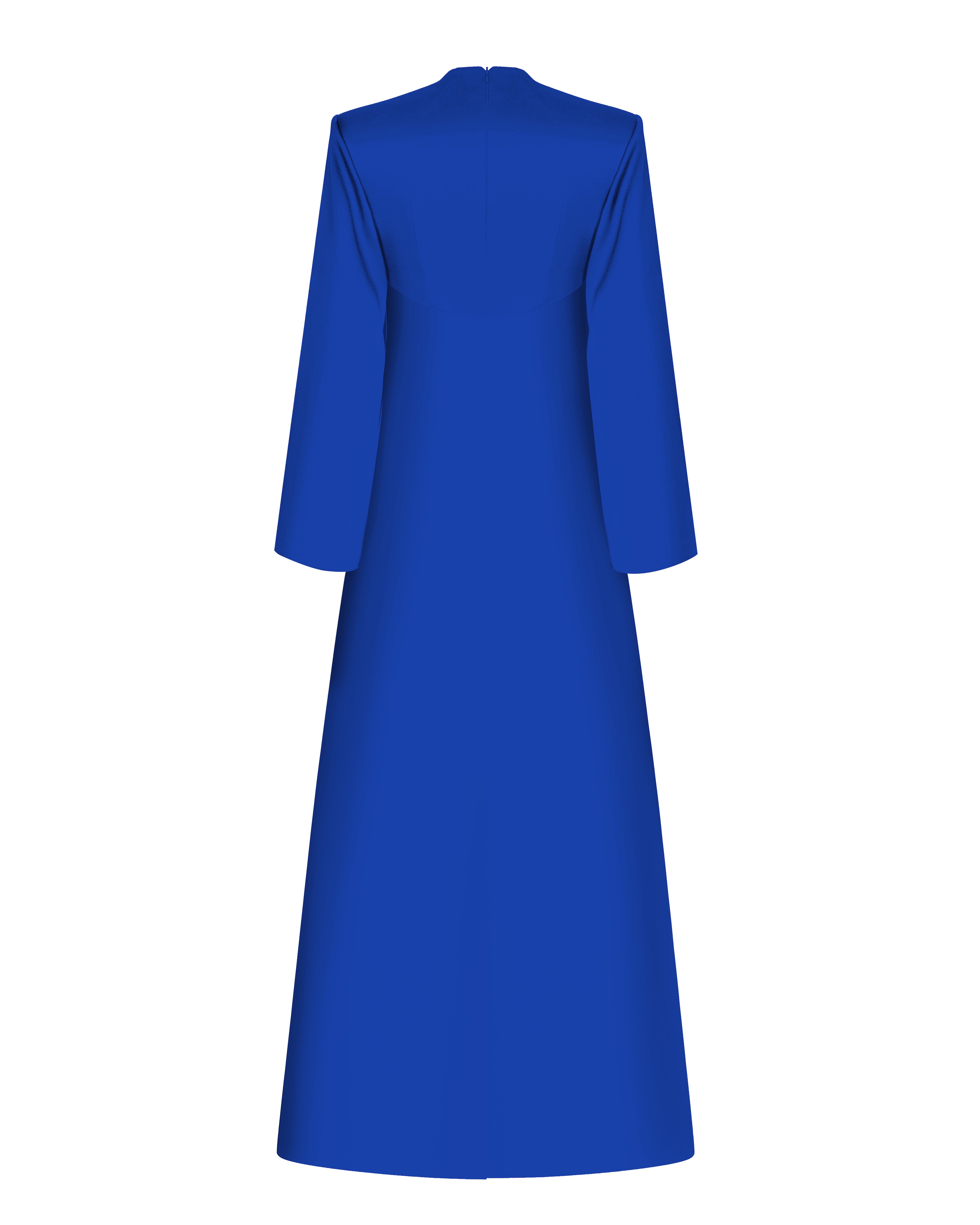 Front-slit satin maxi dress – Rasario