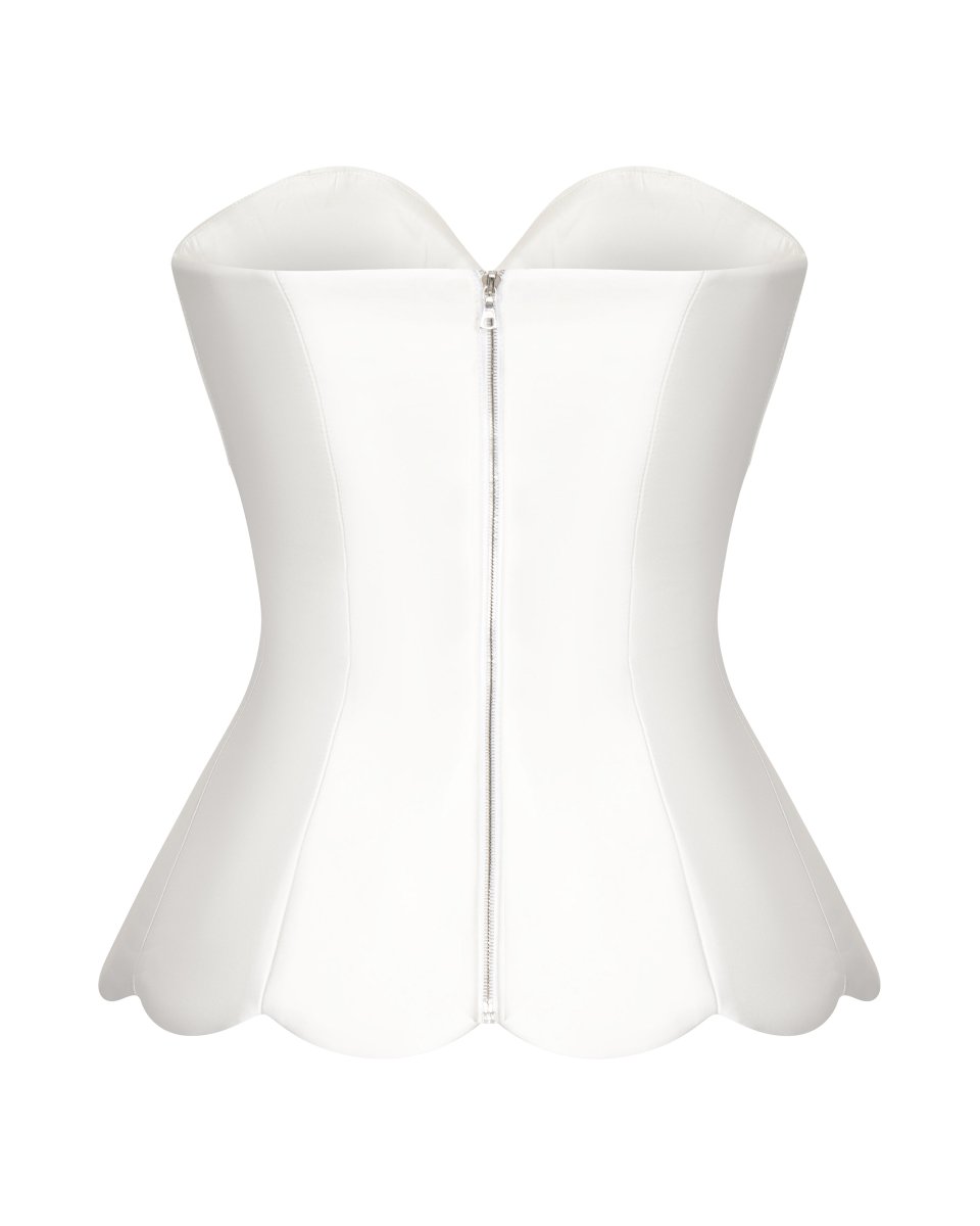 Satin bustier corset top – Rasario