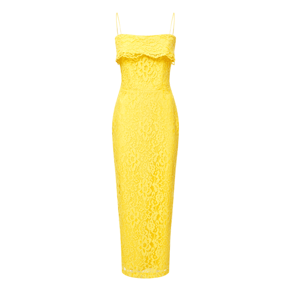 Oasis yellow hotsell lace dress